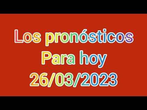 Juan Carlos palé y sus pronósticos para hoy 26/03/2023