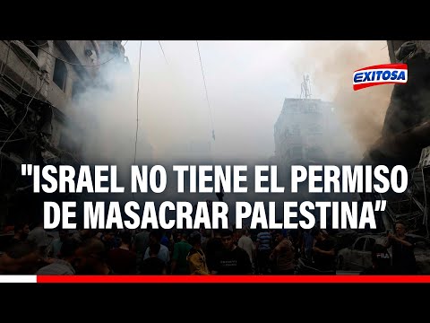 Daniel Abugattás: Israel no tiene el permiso internacional de masacrar al pueblo Palestino