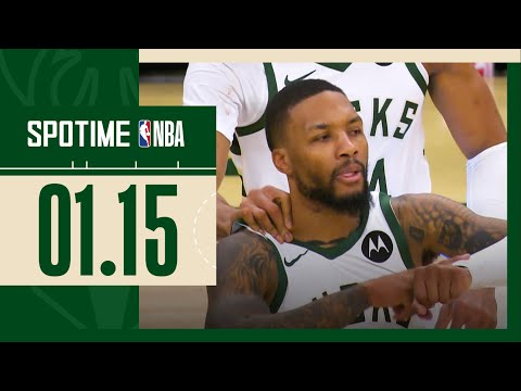 [SPOTIME NBA] 지금 몇 시? 데임 타임! 새크라멘토 vs 밀워키 & TOP5 (01.15)