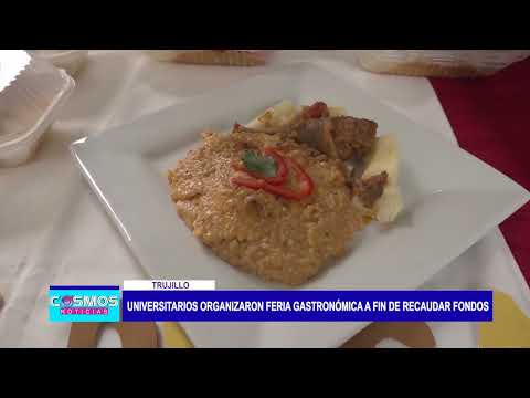 Trujillo: Universitarios organizaron feria gastronómica a fin de recaudar fondos.