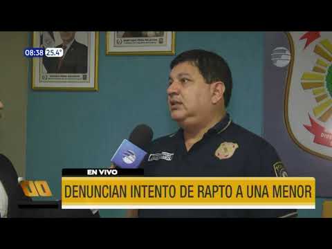 Denuncian intento de rapto a menor de 14 años en Asunción