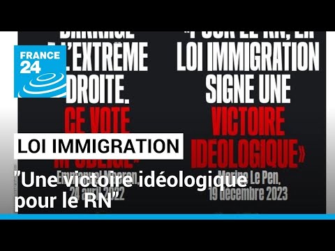 Adoption du projet de loi sur l'immigration au parlement: Une victoire idéologique pour le RN