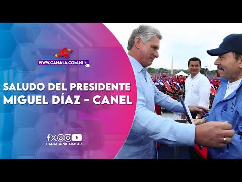Presidente de Cuba, Miguel Díaz-Canel felicita al Presidente Daniel Ortega por su cumpleaños