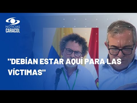 En acto de perdón de las extintas FARC, víctimas reclamaron por ausencia del Gobierno
