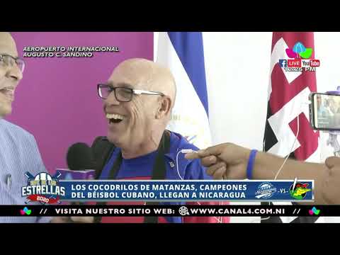 Los Cocodrilos de Matanzas, campeones del béisbol cubano llegan a Nicaragua