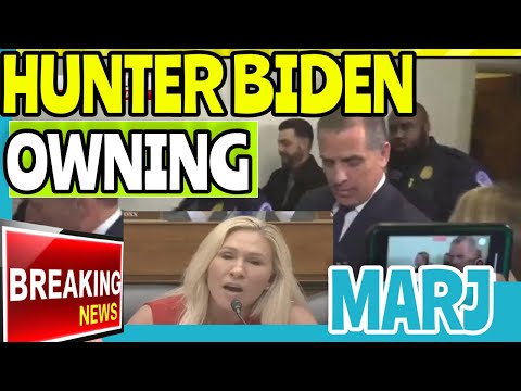 WOW! Hunter Biden DESTROYING OWNING Marjorie Taylor Greene BREAKING NEWS