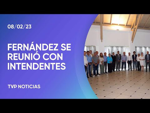 Alberto Fernández se reunió con intendentes bonaerenses