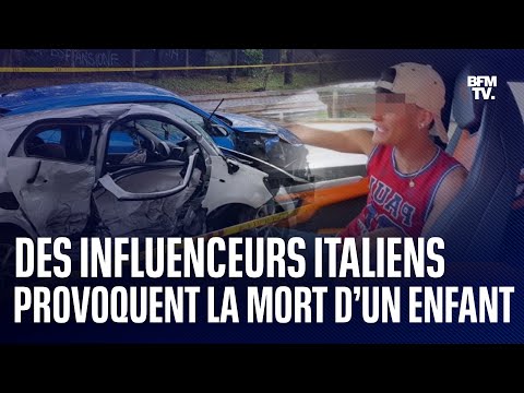 Italie: des influenceurs provoquent la mort d’un enfant pendant une course de Lamborghini