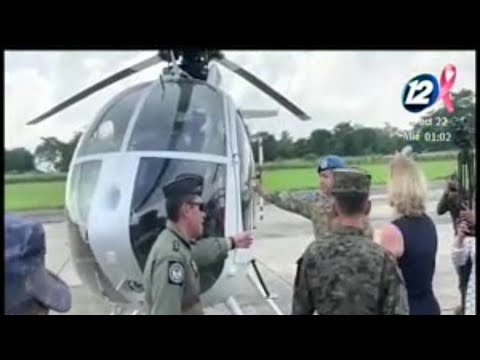 Donan cuatro helicópteros a la Fuerza Armada