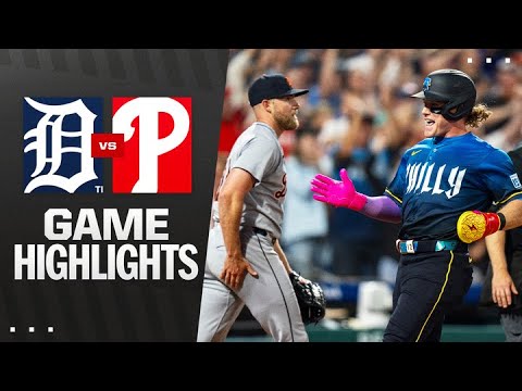 Tigers vs. Phillies Game Highlights (8/1/25) | MLB Highlights