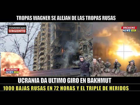 Ucrania da su ultimo GIRO en BAKHMUT 1000 bajas en tropas rusas