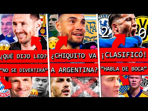 MESSI dijo TODO esto ¿BARÇA?+ MÜLLER pelea vs MBAPPE+ ROMERO a ARGENTINA?+ JULIÁN y HAALAND+ CHELSEA