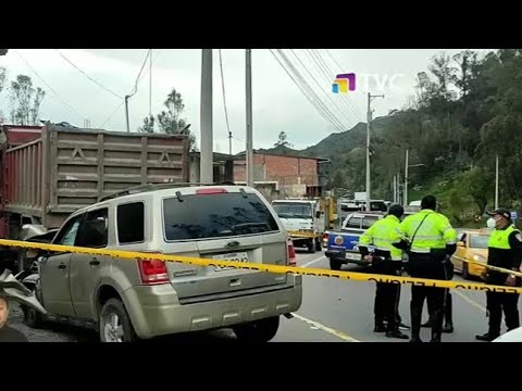 Accidente de tránsito ocasionó la muerte de dos personas en Loja