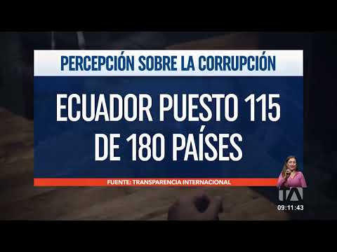 Ecuador es el décimo país con mayor percepción de corrupción en América