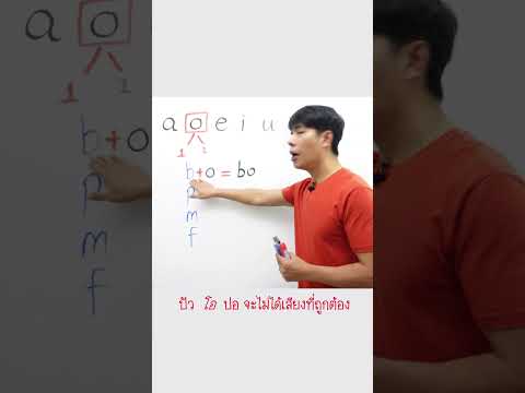 ภาษาจีนเบื้องต้นพื้นฐานพินอิน