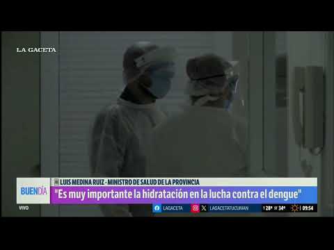 Luis Medina Ruiz: Es muy importante la hidratación en el tratamiento del dengue