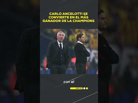 Carlo Ancelotti se convirtió en el más ganador de la Champions League