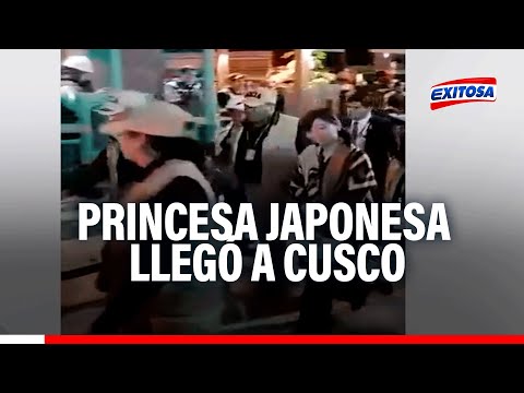 Princesa japonesa llegó al Perú por el 150 aniversario de las relaciones diplomáticas bilaterales