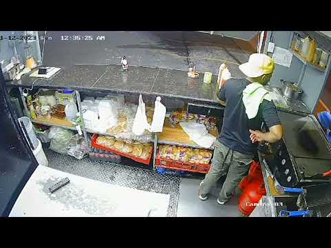 A man identified as Denzel Walcott was caught robbing a food vendor in El Dorado on Dec 31st 2023.