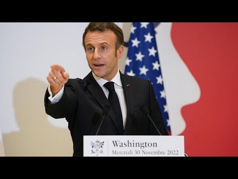 Avant de rencontrer Joe Biden, Emmanuel Macron critique le protectionnisme américain • FRANCE 24