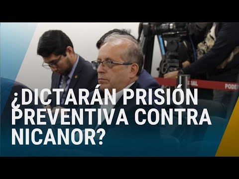 NICANOR BOLUARTE EN VIVO: PEDIDO DE PRISIÓN PREVENTIVA POR EL DELITO DE ORGANIZACIÓN CRIMINAL