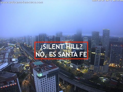 ? #CDMX | La niebla cubre a Santa Fe. La capital #EnVivo