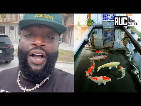 Ima Feed Him Crutons Rick Ross Names His Fish After Drake Builds A Koi Pond Inside $37M Mansion