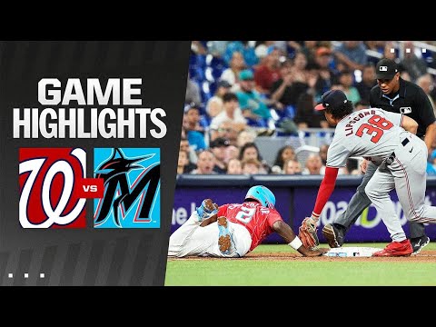 Nationals vs. Marlins Game Highlights (4/27/24) | MLB Highlights