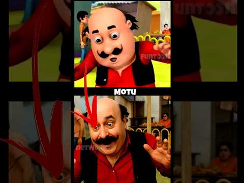 Motu Patlu Characters In Real Life 🧬 #cartoon #trending #viral