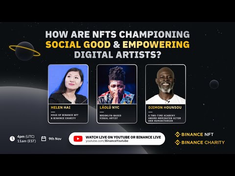 NFT Art for Good: Djimon Hounsou &  Láolú NYC First-Ever NFT Launch on Binance