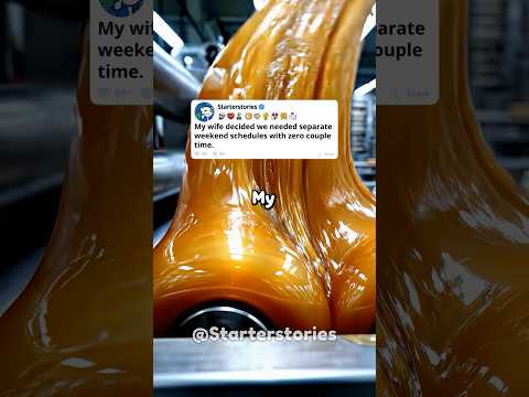 My wife decided we needed separate weekend schedules with zero couple time.