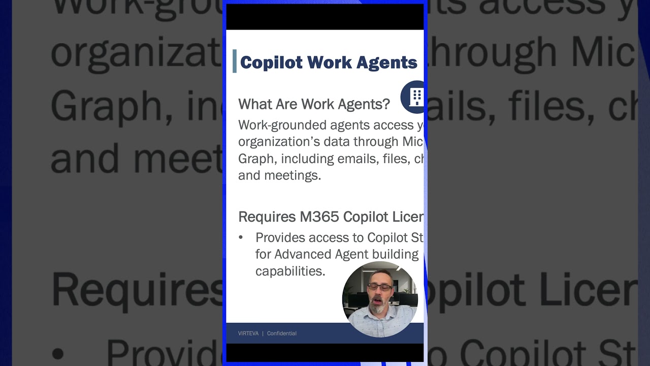 Copilot Agents remove friction, not replace human judgements.

#copilot #microsoft365copilot #microsoftcopilot #aiadoption #aiinenterprise #aiinenterprise #technology #tech #shorts 


📬 SUBSCRIBE for monthly episodes on Microsoft 365, Copilot, and Enterprise technology.

📎 Show Feedback

Have a podcast topic or feedback on the channel?  Let us know - https://forms.office.com/r/LyZiTSMFCi 

--------------------------------------------------------------------
👋 CONNECT WITH US:

Virteva’s mission is to help companies serve and be served in the age of the Digital Enterprise. Our focus is high touch customer experiences for organizations who require always available, secure, and technology dependent employee support.

🔗 Website - https://www.virteva.com 
ℹ️ LinkedIn - https://www.linkedin.com/company/virteva/ 
📩 Email - letstalk@virteva.com 


#MicrosoftCopilot #Copilot #Microsoft365 #CopilotROI #CopilotLicensing #EnterpriseAI #CopilotTiers #AIAdoption #CopilotStudio #M365 #CopilotForBusiness #AIinEnterprise #LetsTalkEnterprise #TechPodcast #CopilotWave3 #CopilotDashboard #ZeroTrust #AIStrategy #DigitalTransformation #CopilotAgent #Purview #Intune #Security #AI #OpenAI #ChatGPT #Claude #Antrhopic