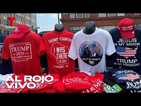 Ataque a Trump: Venden camisetas con su imagen, ensangrentado y con puño en alto