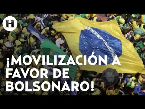 Bolsonaro convocó a miles de seguidores en rechazo a las acusaciones de golpe de estado en Brasil