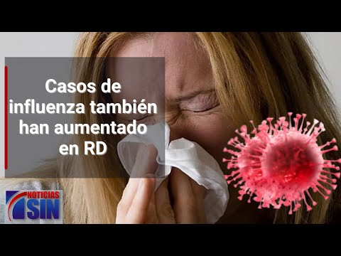 Casos de influenza también han aumentado en RD