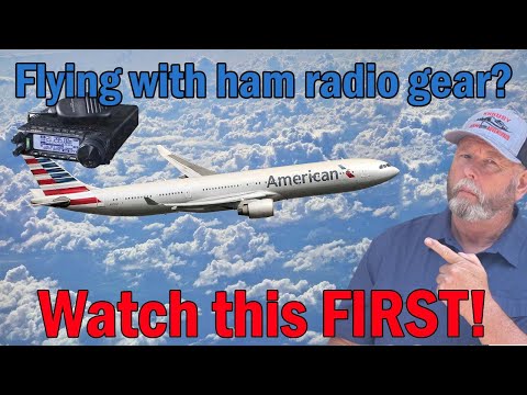 Ever want to fly and take your Ham Radio Gear with you? How I pack my gear for flying.