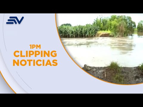 Desbordamiento del río Bulubulu afectó decenas de familias | Televistazo | Ecuavisa