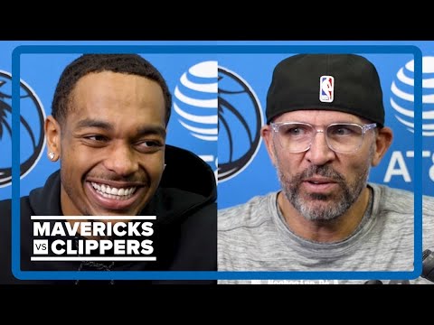 P.J. Washington, Jason Kidd | Dallas Mavericks practice interview 4.30.24