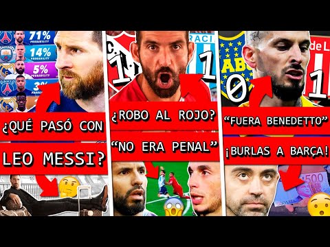 MESSI en POLÉMICA por esto+ INDEPENDIENTE y RACING empatan ¿ROBO y FURIA? + BOCA criticado por TODOS