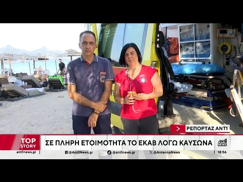 Οικονόμου στον ΑΝΤ1: Αυξήθηκαν τα ποσοστά θερμοπληξίας