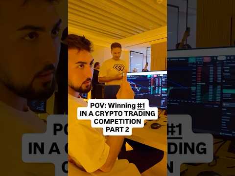 POV: Winning #1 IN A CRYPTO TRADING COMPETITION P.2