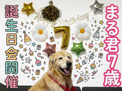 祝！７歳！みんなに祝われ大興奮！