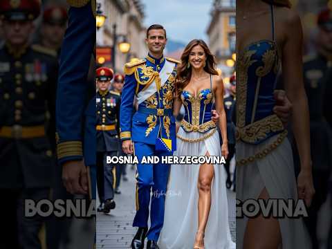 Again Global Luxury Parade in Versace-Inspired Style🌍 | Pt. 05 #ai #countries #aiart