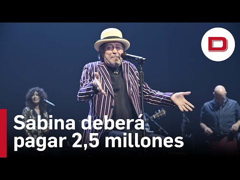 Joaquín Sabina deberá pagar 2,5 millones de euros a Hacienda