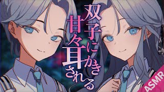 【ASMR/耳かきボイス】お屋敷の双子にあまあま寝かしつけ耳かきされる【睡眠導入/両性向けシチュエーション/English Sub】