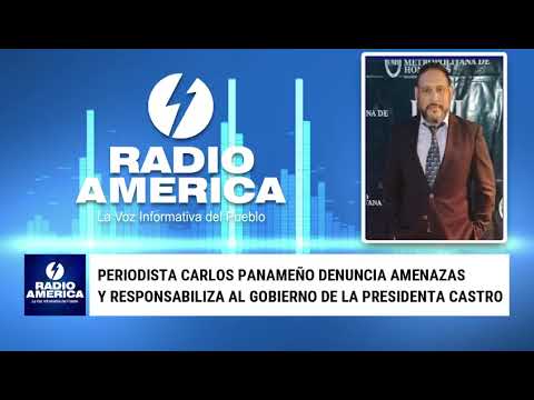 Periodista Carlos Panameño denuncia amenazas