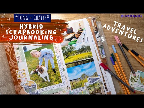 Hybrid Scrapbooking Junk Journaling // DOCUMENTING TRAVEL