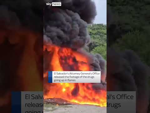 $67 million worth of cocaine set on fire