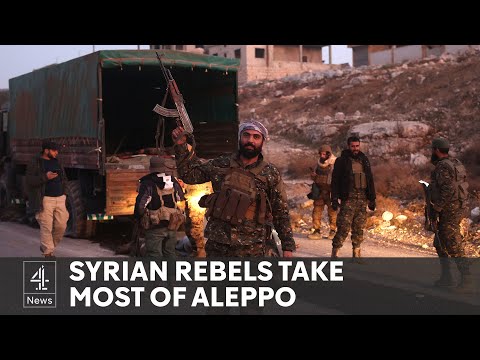 Syrian rebels capture most of Aleppo in sudden offensive