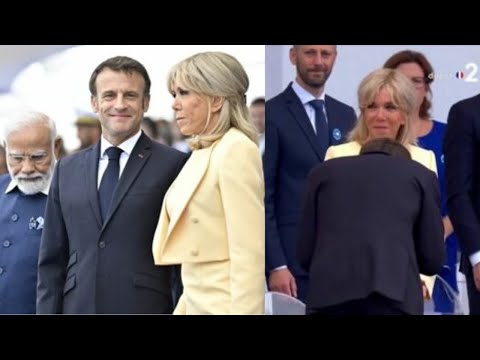 14 juillet 2023 : le baise main tendre et discret d’Emmanuel Macron envers Brigitte Macron